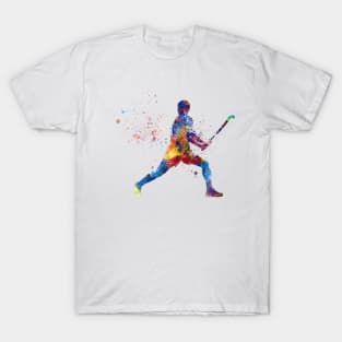 watercolor field hockey T-Shirt